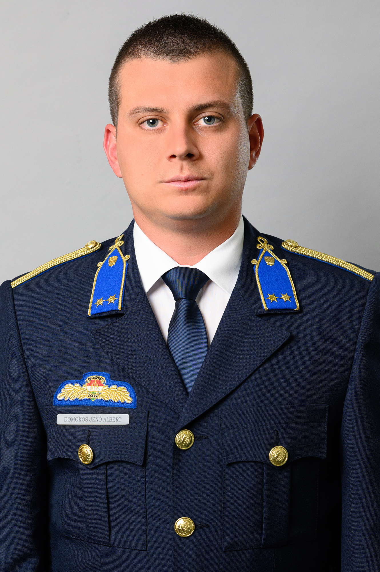 Domokos Jenő Albert r. főhadnagy, sajtóreferens