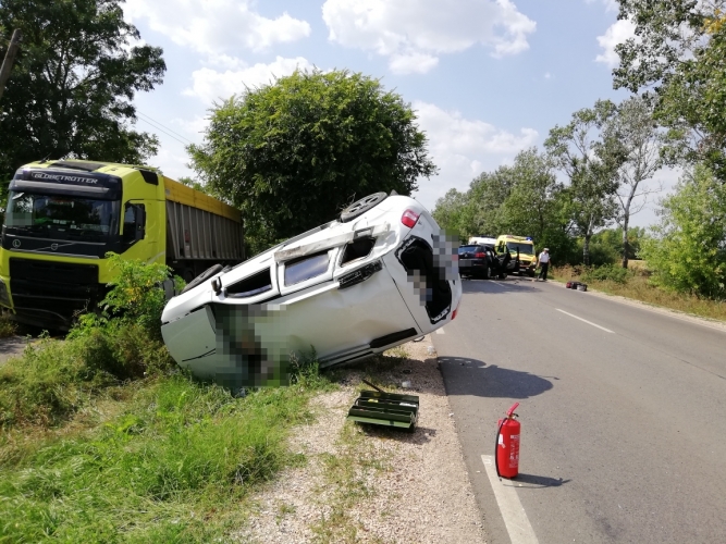 baleset a 44-es számú főúton 2018. augusztus 8-án