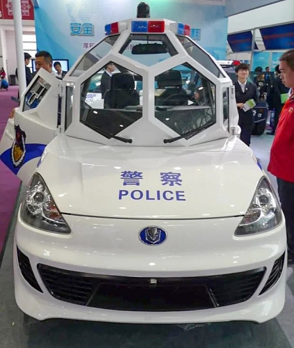 Armored Spherical Cabin Electric Patrol Vehicle