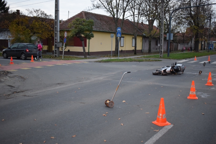 Baleset Békéscsaba, Berényi út 20191112