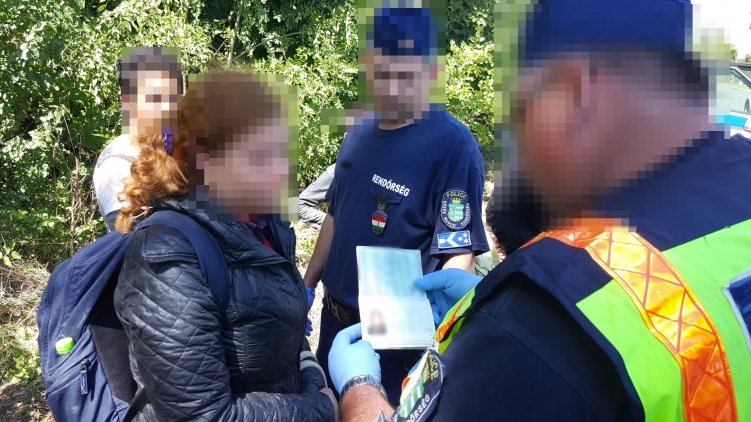 Határsértők elfogása Battonyán 2017. július 16.