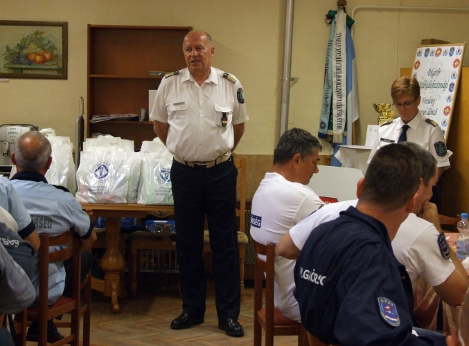 Polgárőrök versenye 2017. szeptember 9-én, Békésen.