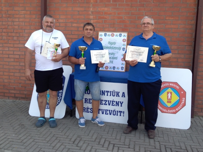 polgárőrök közlekedési versenye 20180908 Mezőberény