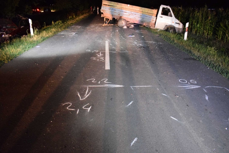 Baleset Kaszaper külterületén 2017. július 21-én.