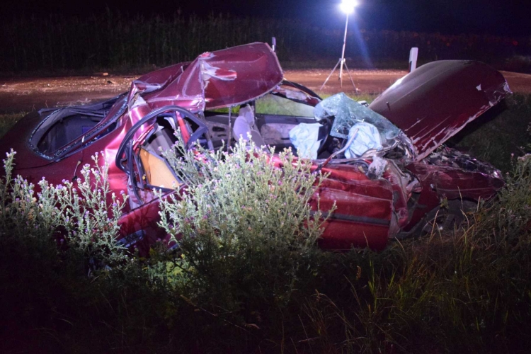 Baleset Kaszaper külterületén 2017. július 21-én.