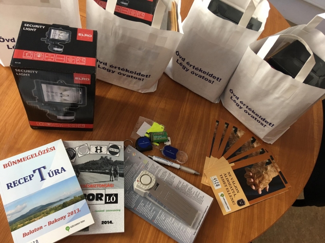 bűnmegelőzési nyereményjáték