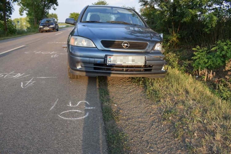 baleset Medgyesegyházán 2017. július 22-én