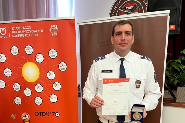 Czövek Csaba főtörzsőrmester