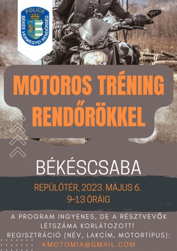 Motoros tréning 2023 Békéscsaba
