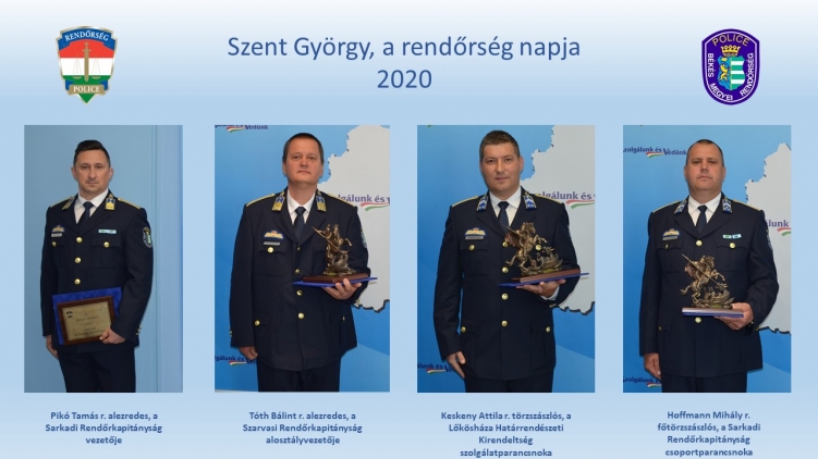 Rendőrség napja 2020 Békés MRFK
