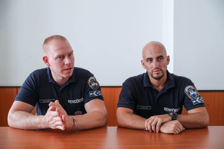 Repák Mihály és Posta Lajos főtörzsőrmesterek