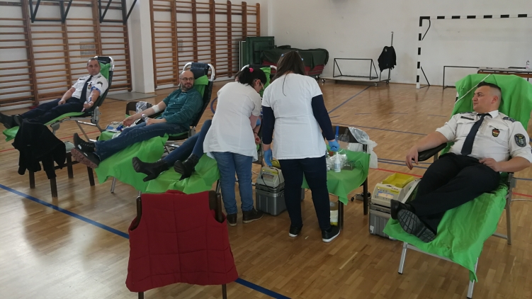Véradás a Békés Megyei Rendőr-főkapitányságon
