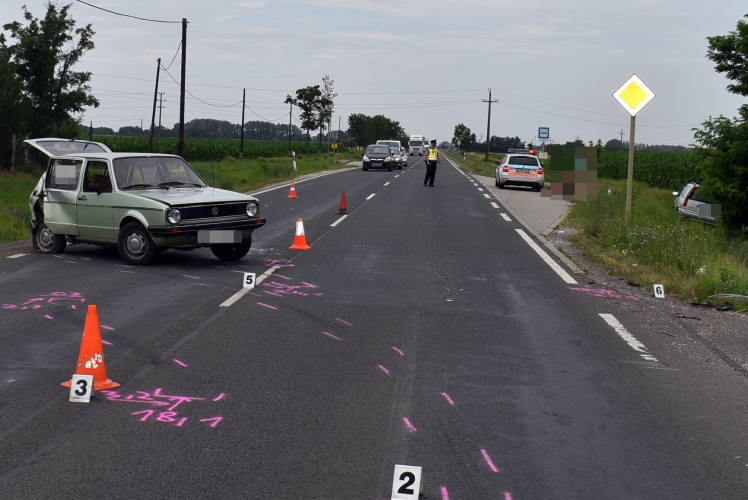 baleset Békéscsaba külterület 20230704