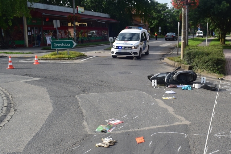 baleset Nagyszénás 20200720