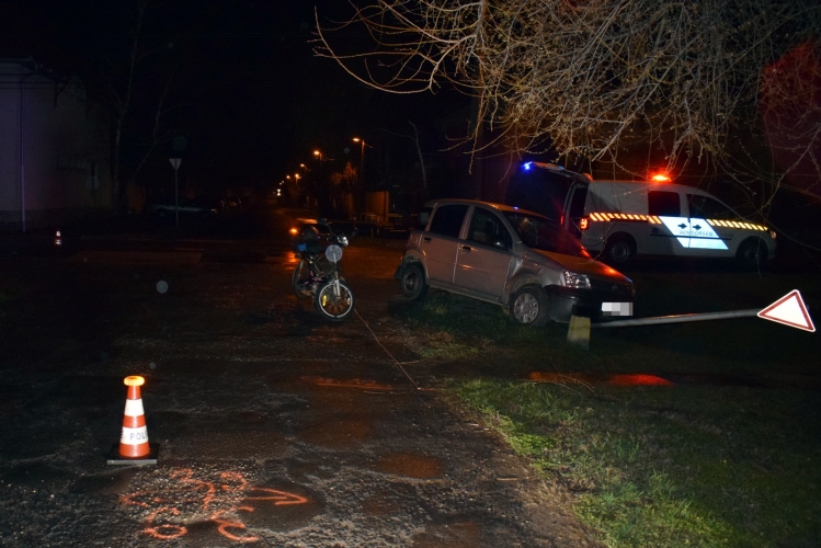 baleset Orosházán 20210312