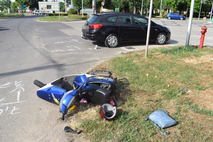 baleset Orosháza 20210709