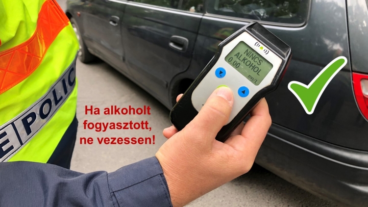 Ha alkoholt fogyasztott, ne vezessen!
