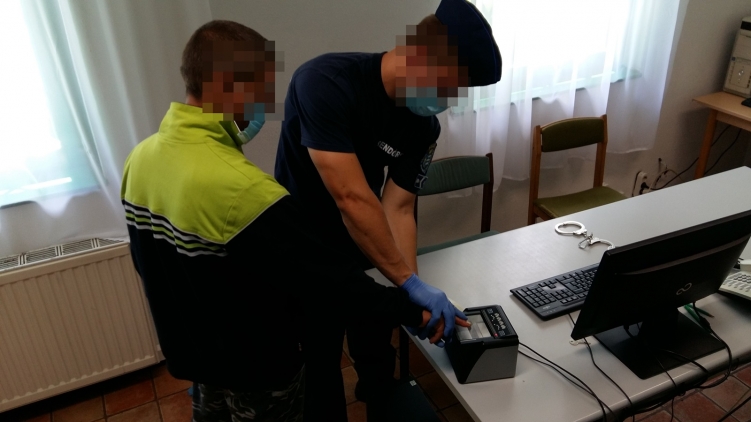 határsérrtő elfogása 20200708 Battonya