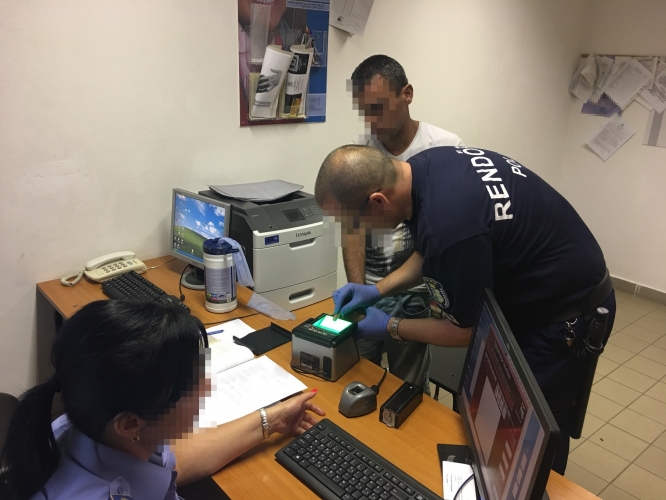 Határsértő elfogása Lőkösházán 2017. augusztus 7.