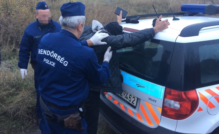 Határsértők elfogása 2017. november 11., Lőkösháza
