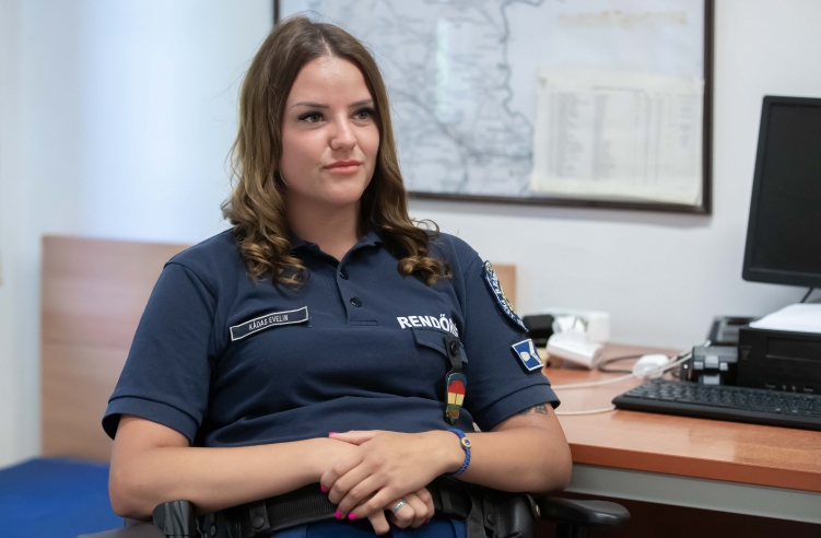 Kádas Evelin őrmester