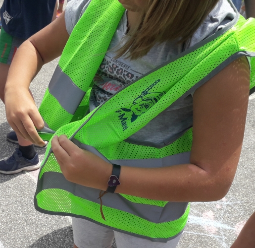 fényvisszaverő mellény