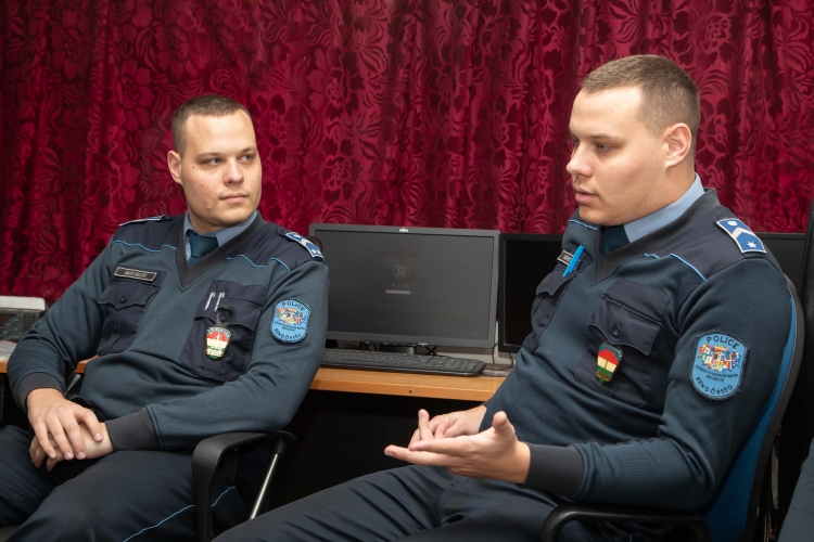 Onder Kristóf törzsőrmester és Onder Botond őrmester