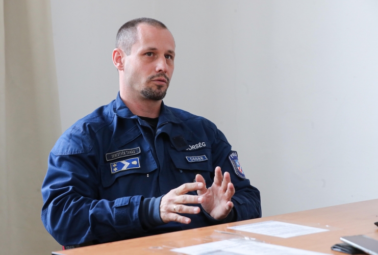 Sebestyén Tamás törzszászlós