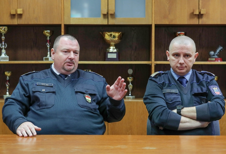 Tóközi Imre alezredes és Tóközi István őrnagy