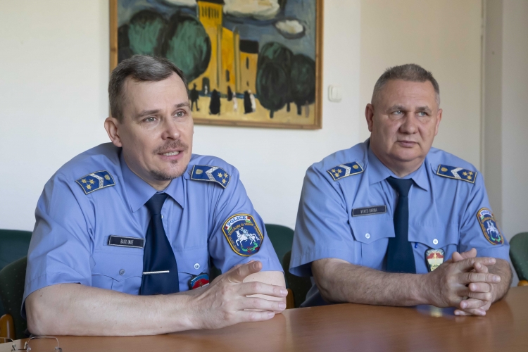 Veres Barna és Bakk Imre főtörzszászlósok